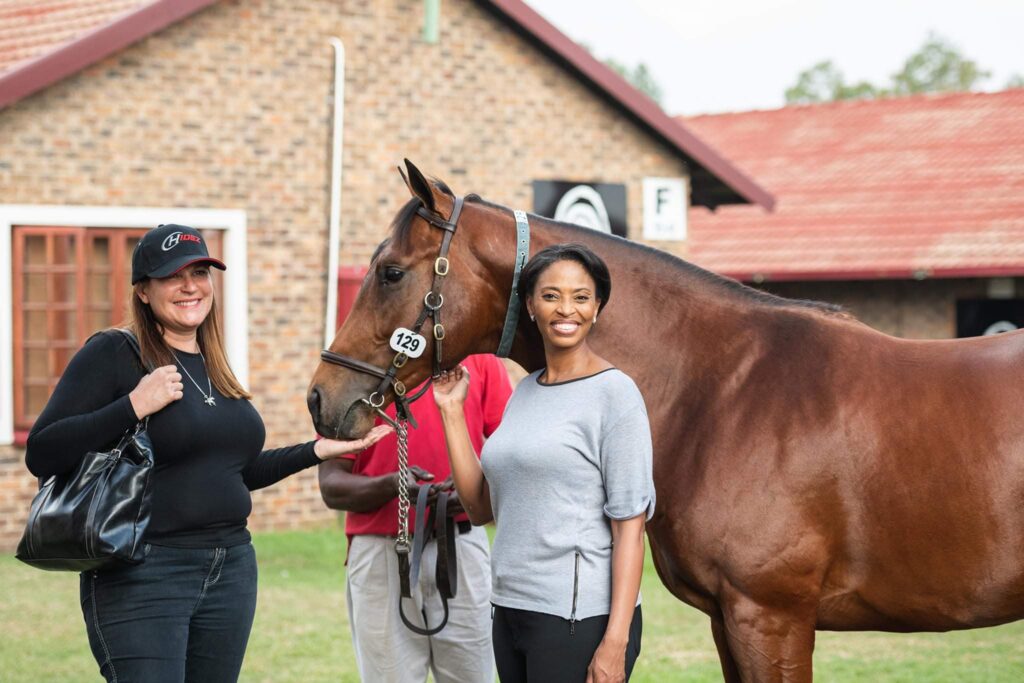 Marketing Director of Kaizer Chiefs, Jessica Motaung, along with the CEO of Mogul Equine, Desireé De Andrade