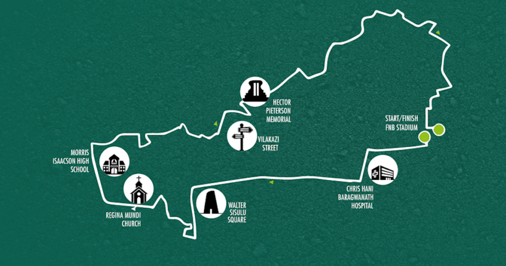 The Soweto Marathon Route