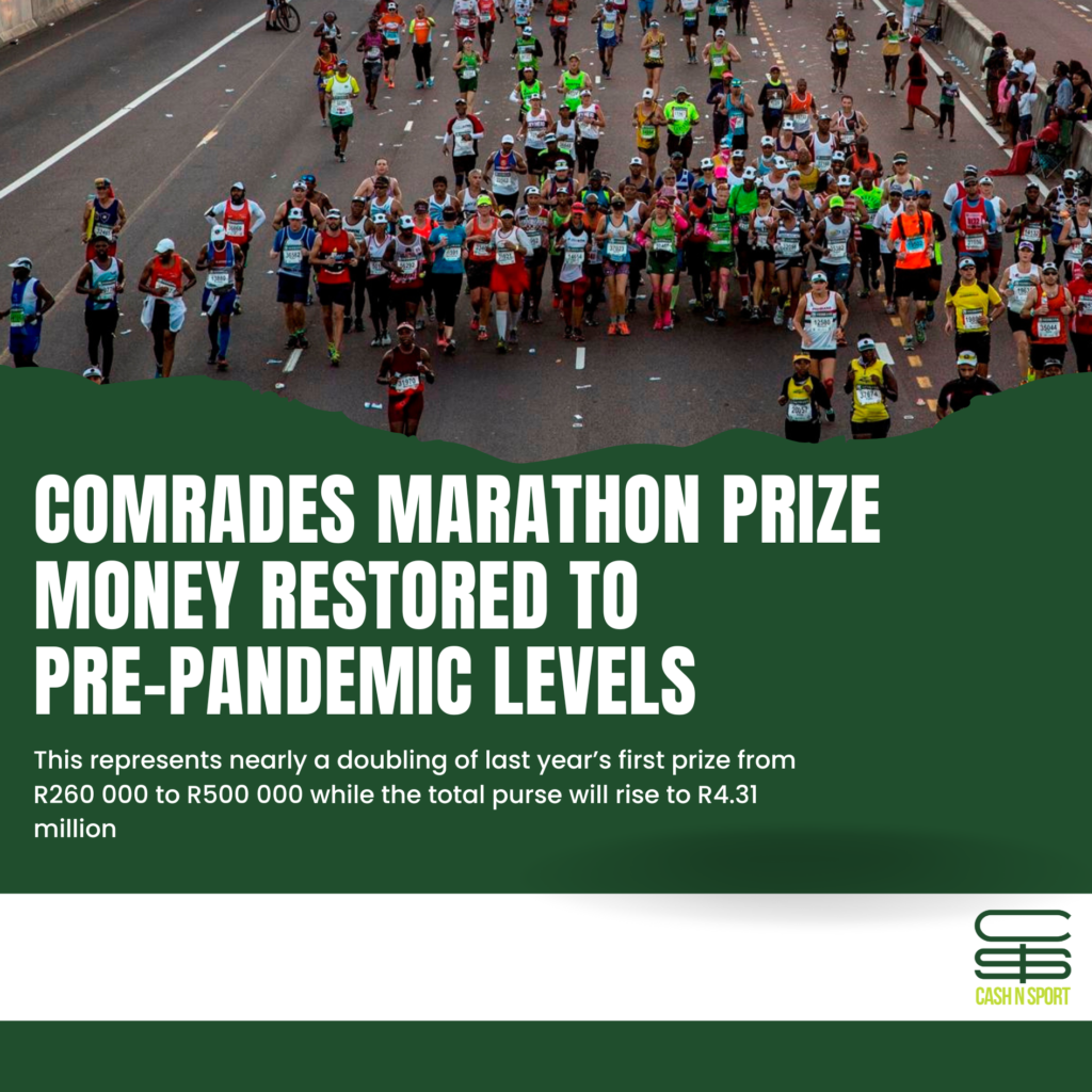 Comrades Marathon Prize Money Restored To PrePandemic Levels Cash N